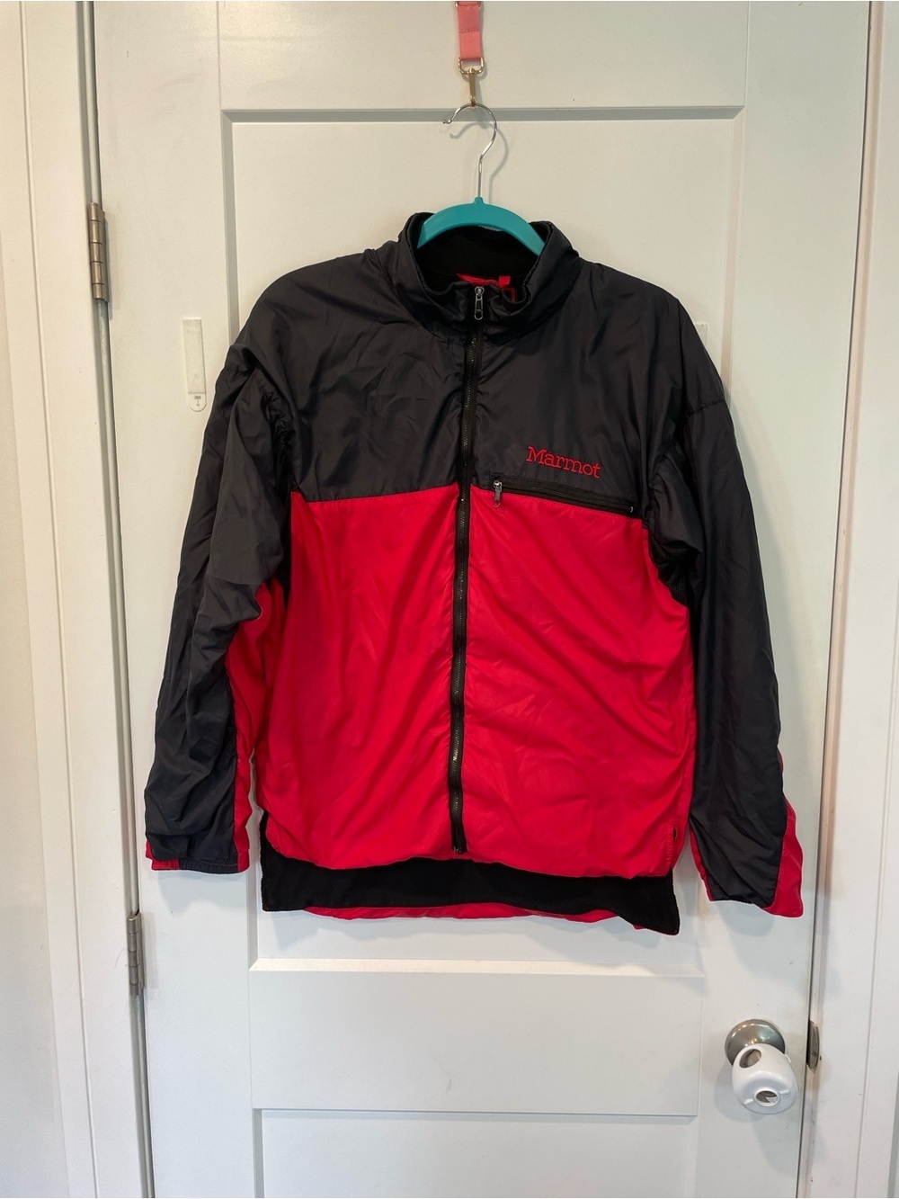 Marmot Black and Red Lightweight Performance Jacket